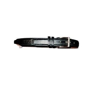 Black Genuine All Leather Dress Belt - Men's Size 38/97